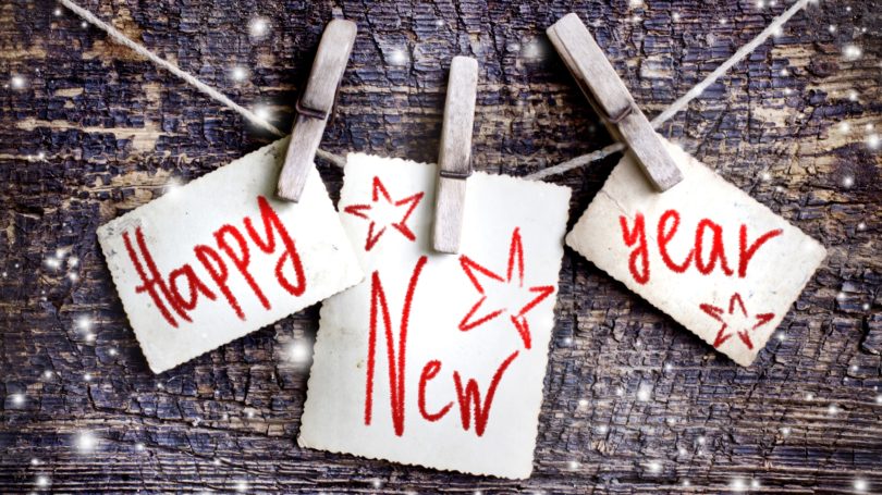 Happy New Year Sign Diy Decoration