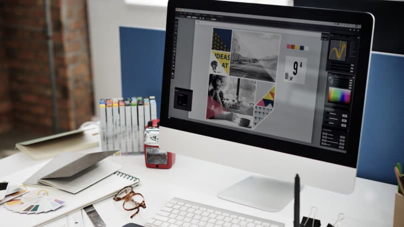 Graphic Designer Computer Color Art Desk