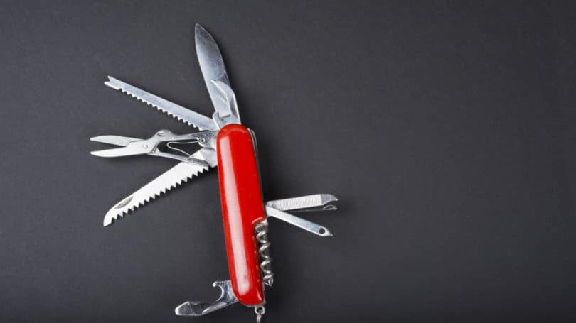 Swiss Army Knife Red