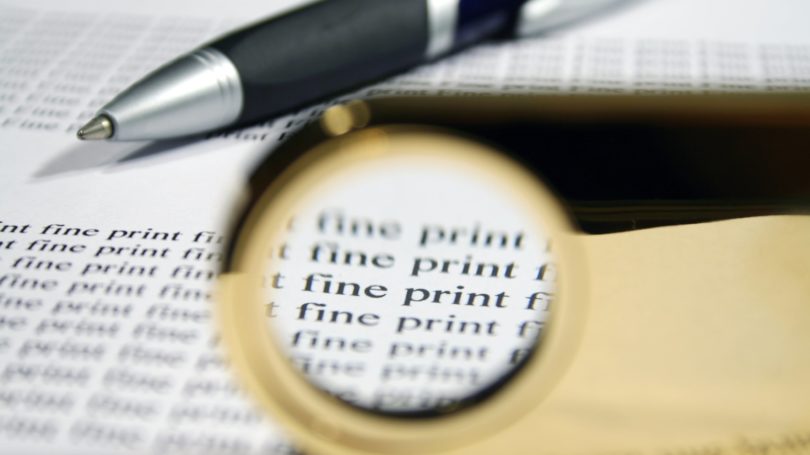 Always Read The Fine Print