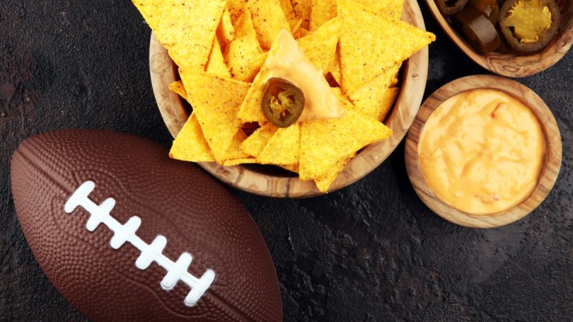 Homemade Nachos Cheddar Cheese Jalapenos Mexican