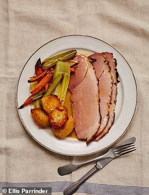 Mustard glazed gammon