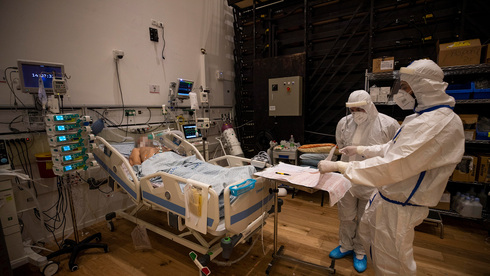 מחלקת קורונה בבית חולים בצפת