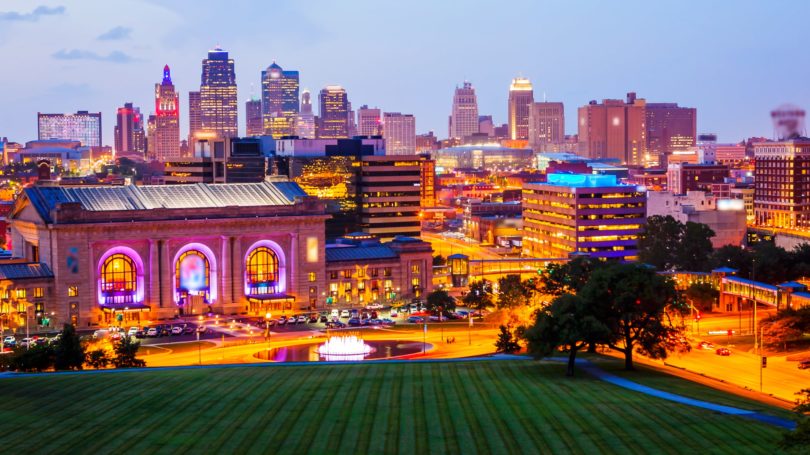 Kansas City Missouri Cityscape Skyline