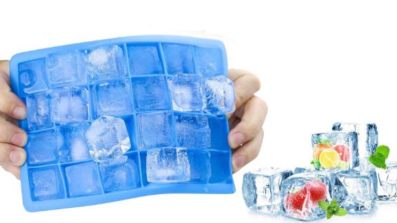 Morfone Ice Cube Trays With Lids, 3-Pack