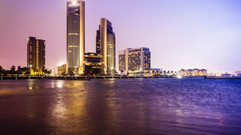 Corpus Christi Texas Downtown Skyline Water Front