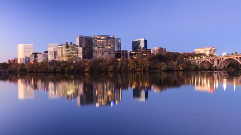 Arlington Virginia Landscape Water Reflection
