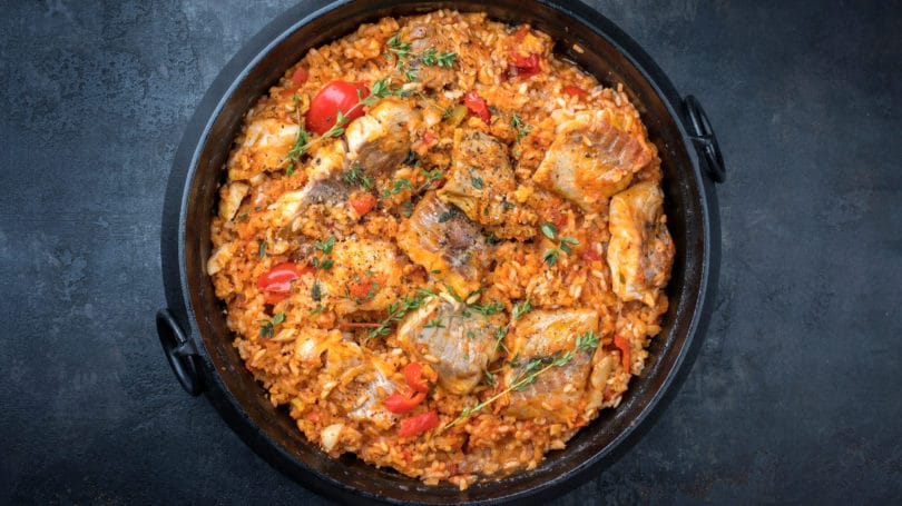 Cajun Seafood Creole Tomatoes Rice Fish Jambalaya