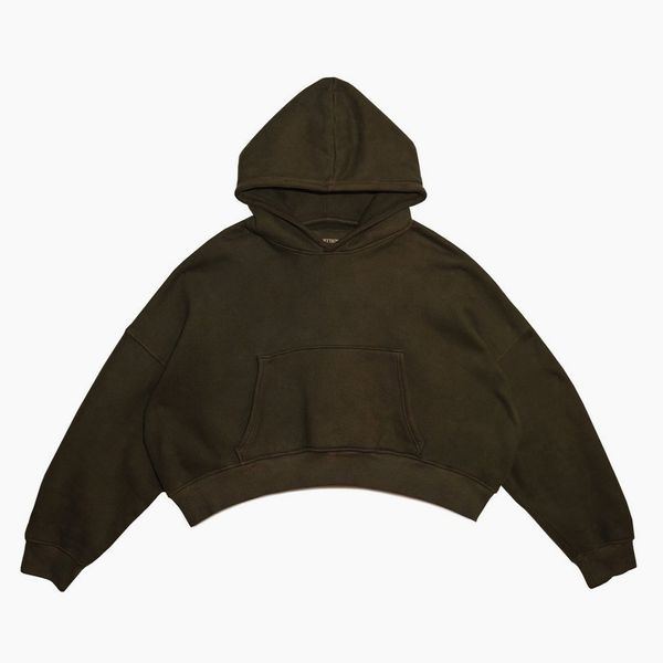 Sebastien Ami Cropped Pullover Hoodie