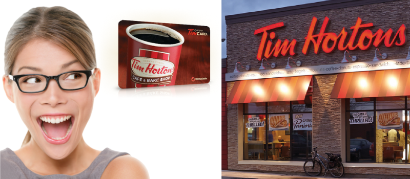 Grab your Tim Horton's Gift Card Here
